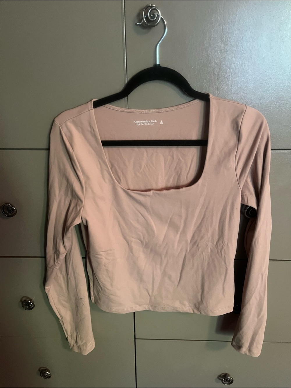 Abercrombie squareneck long sleeve